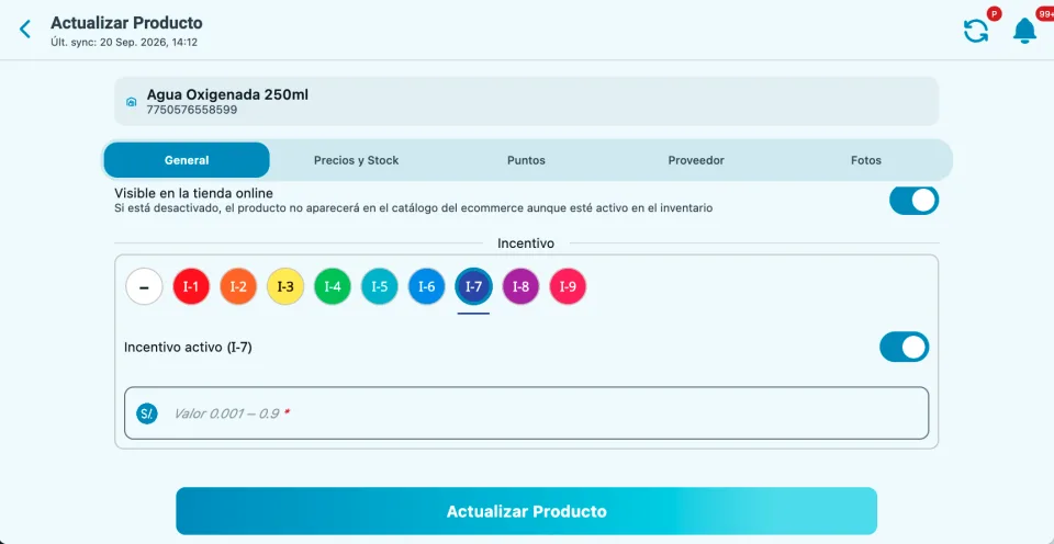 Incentiva a tu personal por producto